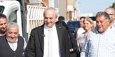 CHP Kepez Belediye Başkan Adayı Mesut Kocagöz  Hurdacılar sitesinde esnafları  ziyaret etti